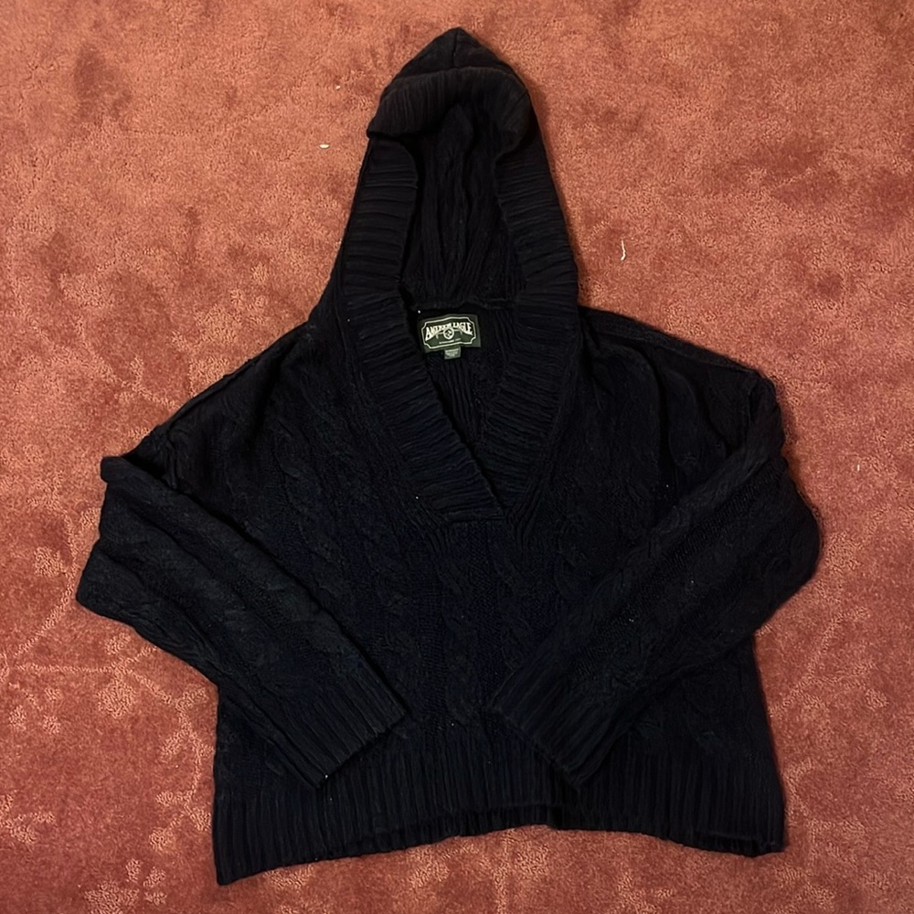NWOT American Eagle Hooded Sweater